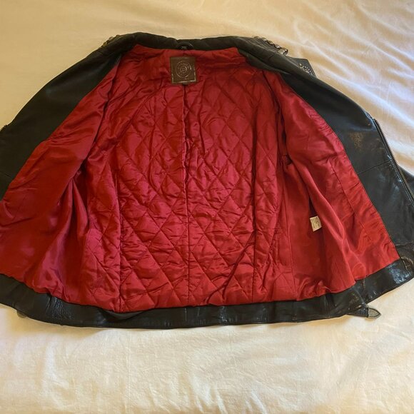 Double D Ranch Leather Jacket "Let er Buck" - Picture 4 of 12